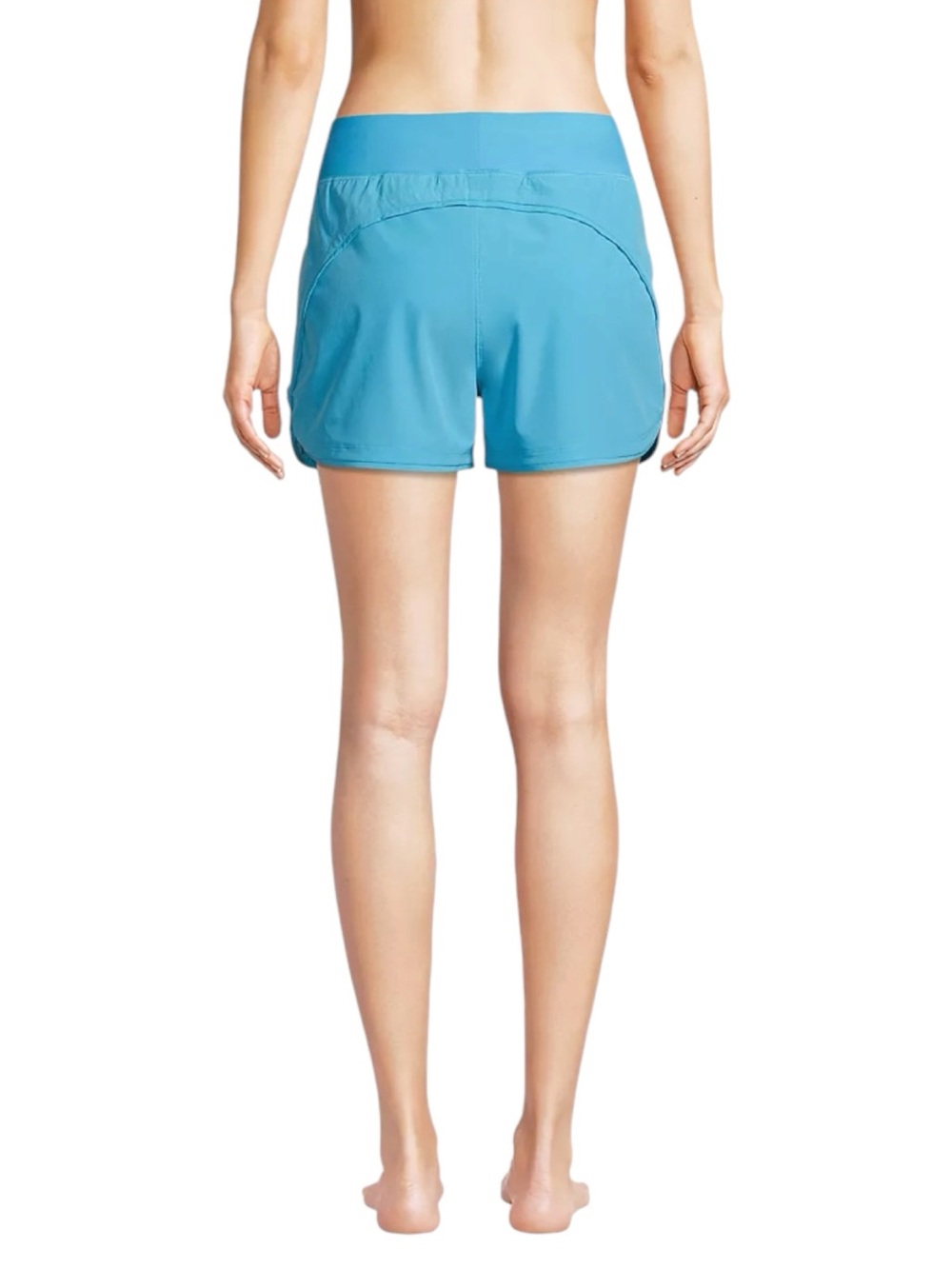 Lands' End Quick Dry Elastic Waist Board Shorts Swim Cover-up Shorts with Panty - Picture 3 of 16